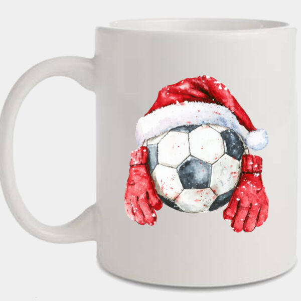 Christmas Soccer Ball Mug  Thumbnail